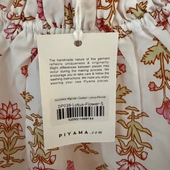 NWT Piyama Nicolette Lotus Nightgown - Picture 5 of 6